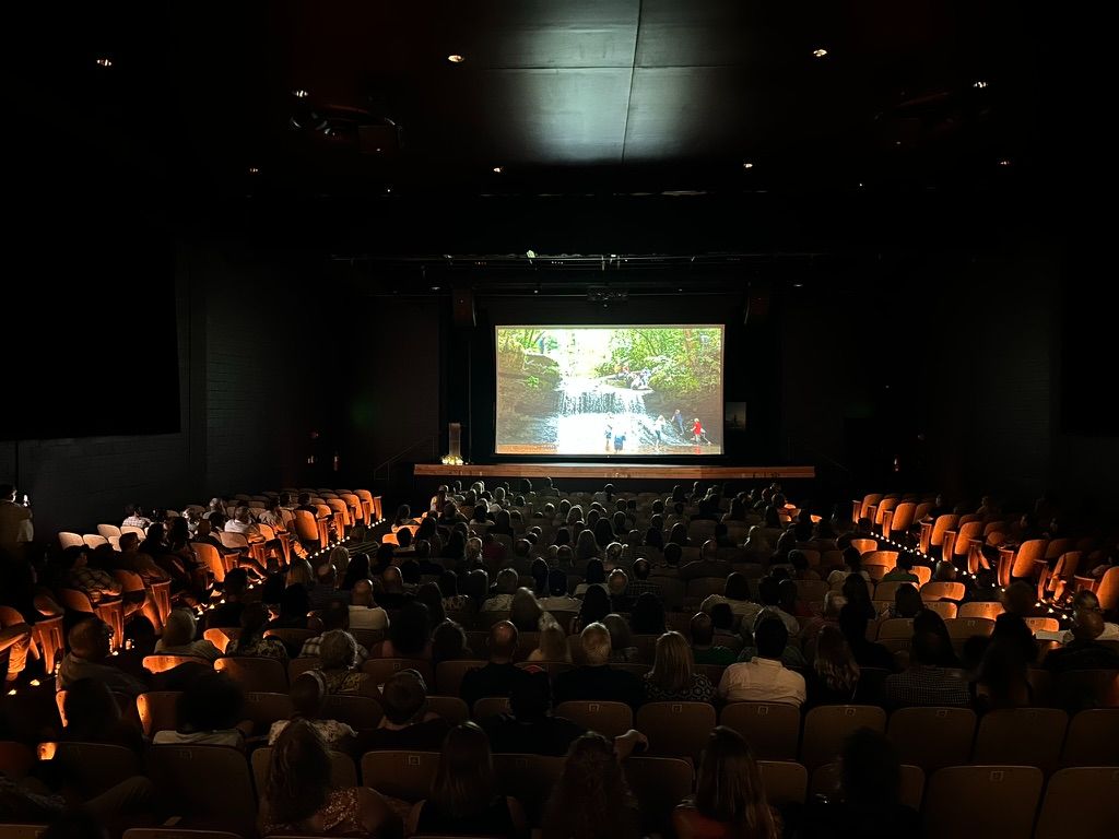 A full theater during a screening